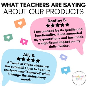 Daily Classroom Slides | First Day of School Slides| Welcome & Good ...