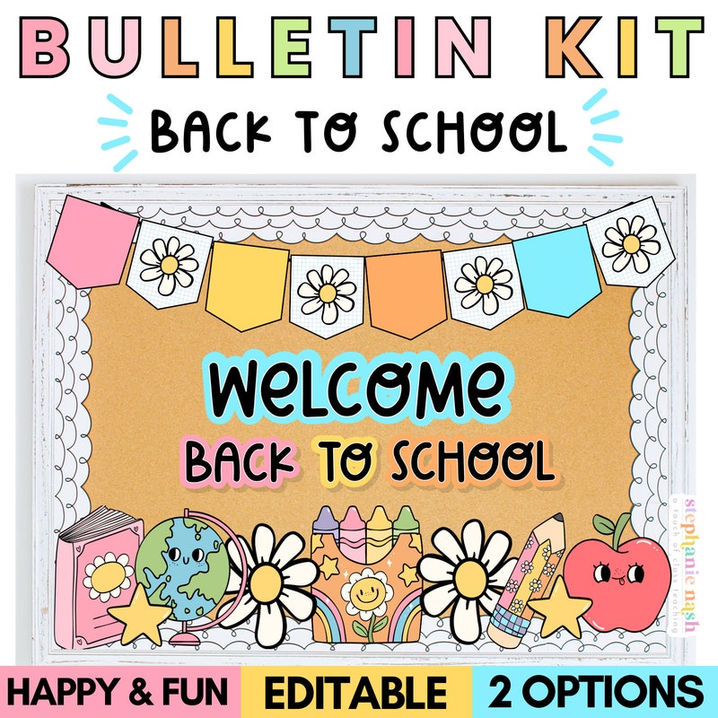 Beginning of the Year Bulletin Board - Etsy
