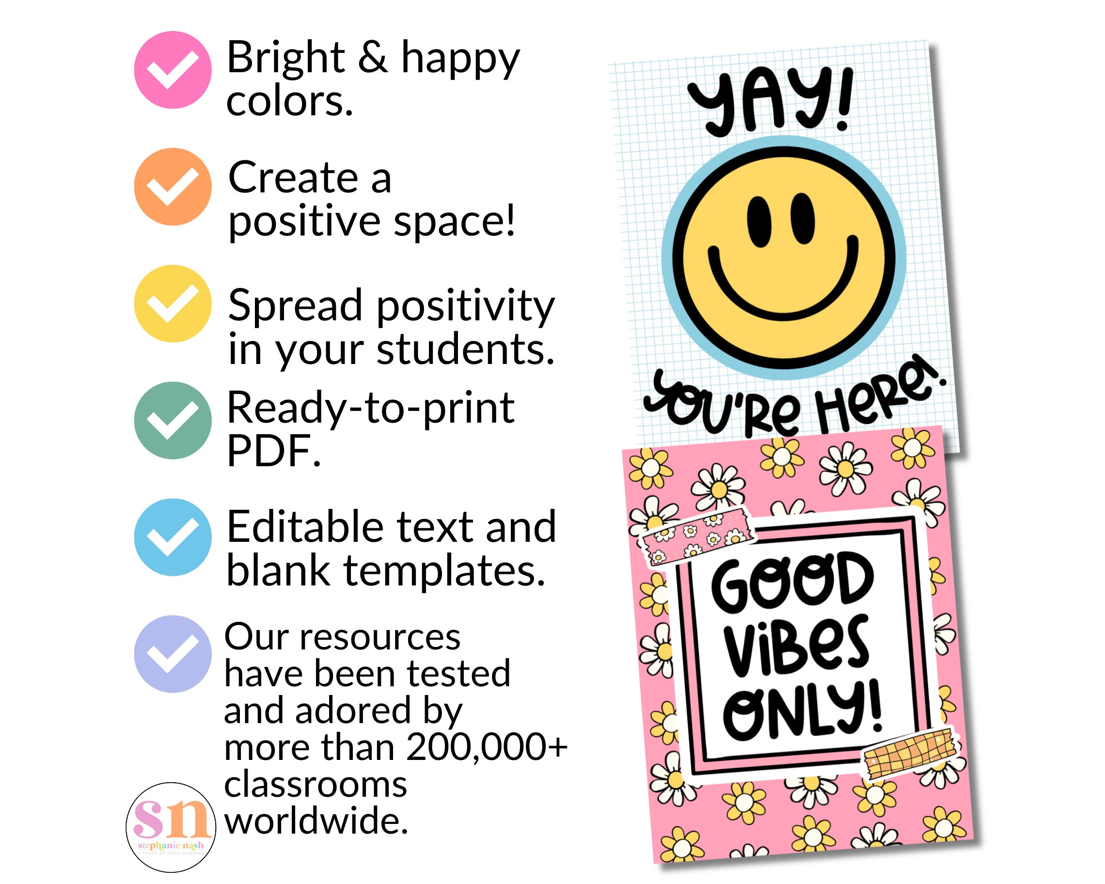 Back to School Growth Mindset Posters | Positive Bulletin Board Ideas ...