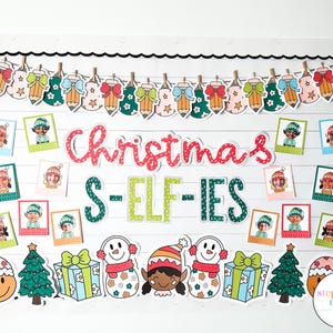 Christmas Bulletin Board | December Bulletin Board With Student Photos