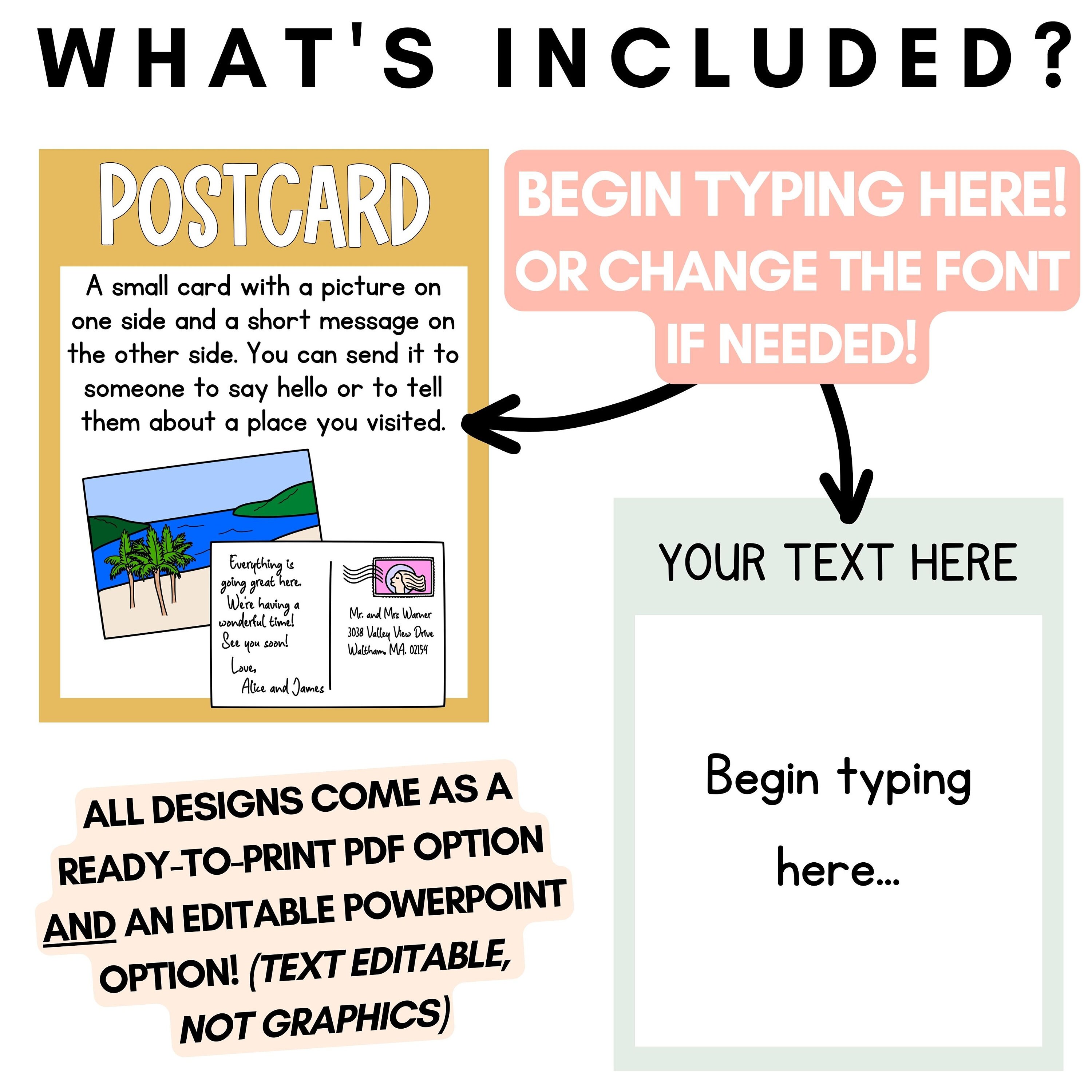 Calm Pastel Classroom Decor | Types of Writing Posters | Editable ...
