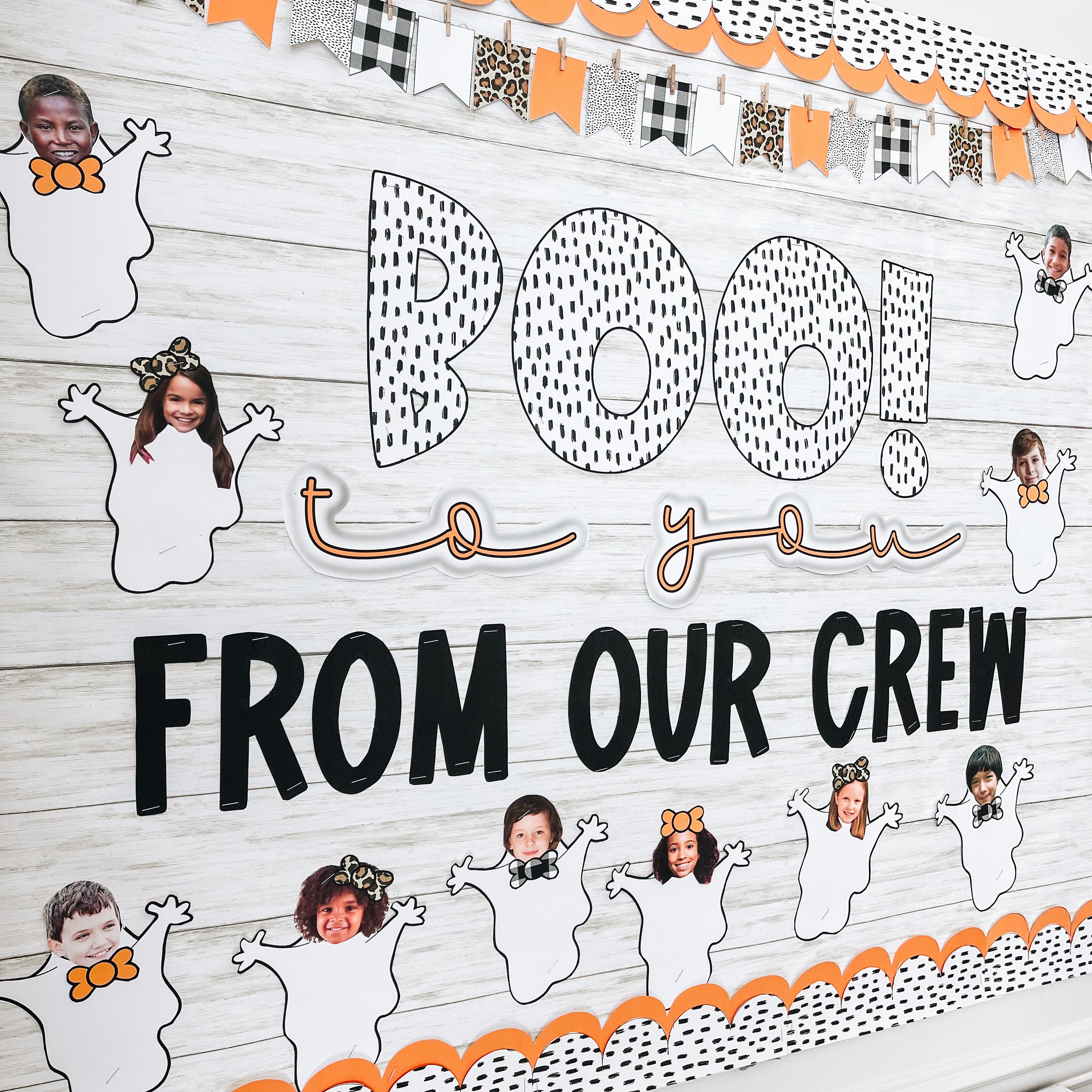 Halloween Bulletin Board Kit & Student Activity - Etsy