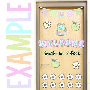 Welcome Back to School Door Decor | Classroom Door Decoration | August ...