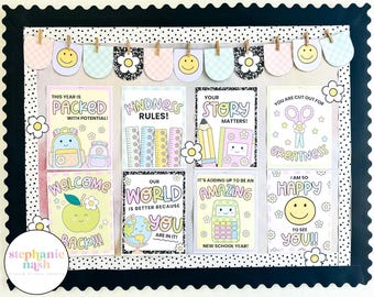Back to School Growth Mindset Posters | Positive Bulletin Board Ideas | Editable | Back to School Classroom Posters | Motivational Posters