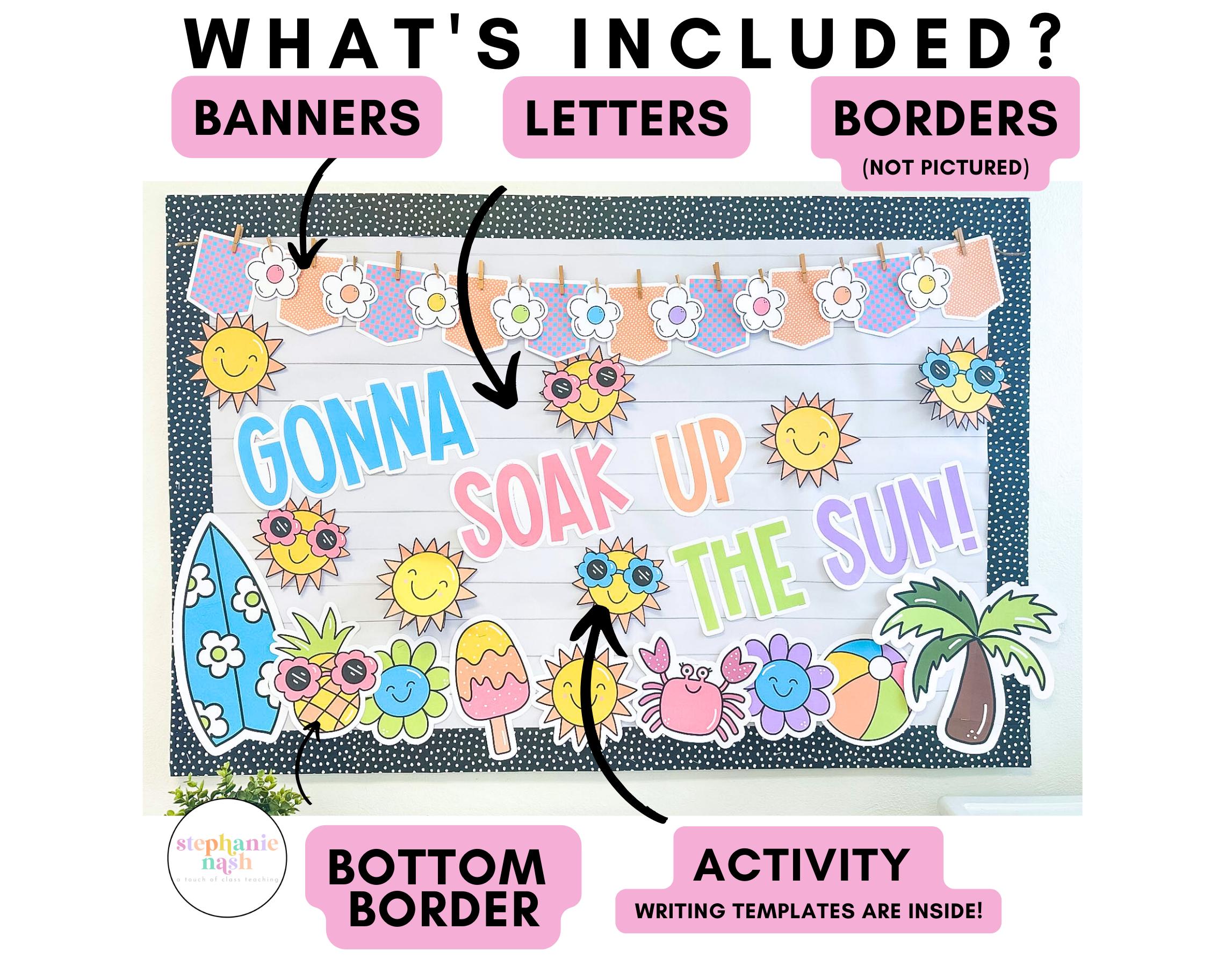 End of the Year Bulletin Board | May Bulletin | End of the Year Craft ...