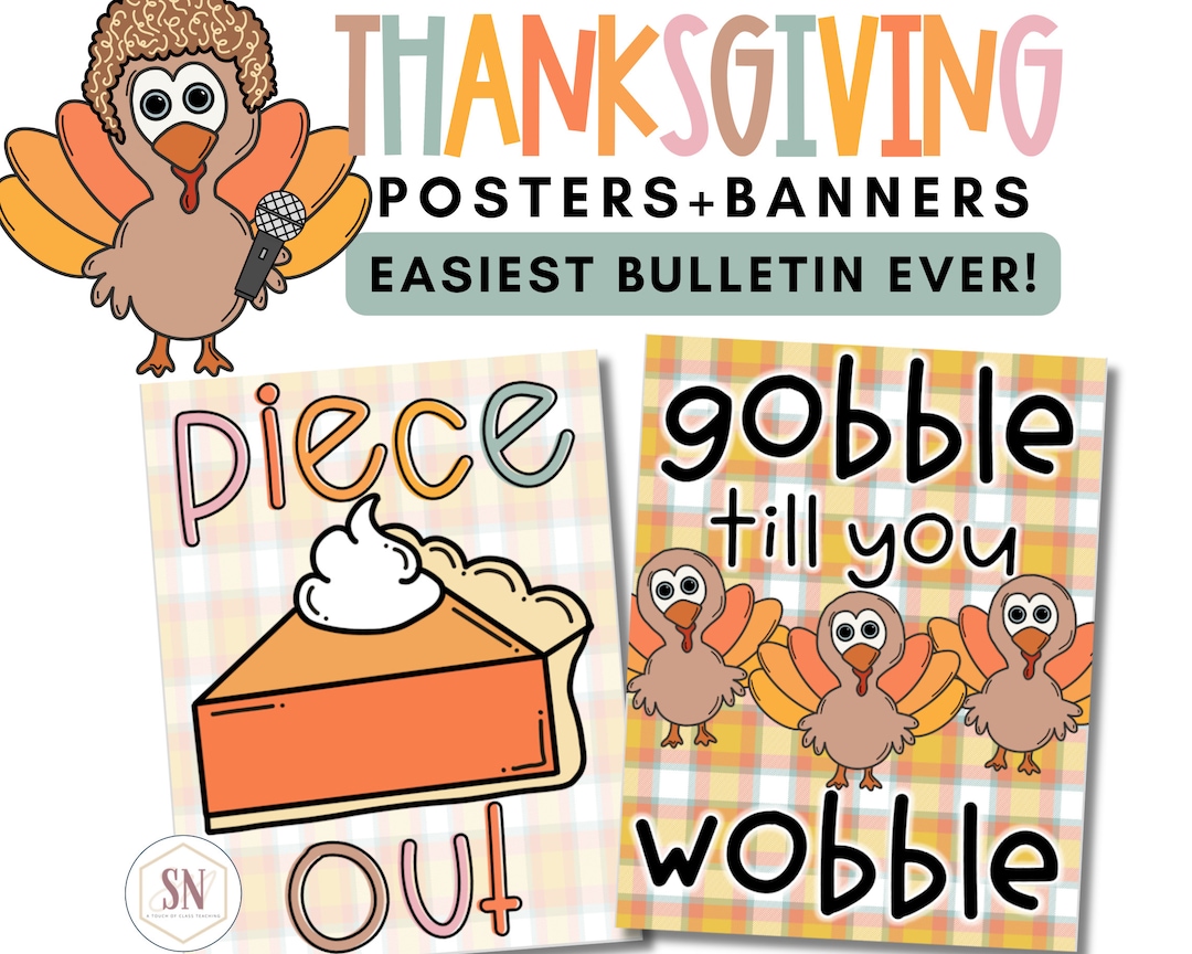 Thanksgiving Bulletin Board Posters Editable Classroom Posters Etsy Thanksgiving Bulletin Board Posters Editable Classroom Posters Etsy