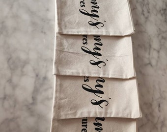 Large 9" x 11" MAMA Gift Pouch MAMA Baby Shower Gift New Mom Cosmetic Bag Mama Canvas Zipper Pouch Diaper Bag Organizer Mom Bag Mom Gift