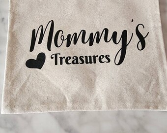 Large 9" x 11" MAMA Gift Pouch MAMA Baby Shower Gift New Mom Cosmetic Bag Mama Canvas Zipper Pouch Diaper Bag Organizer Mom Bag Mom Gift