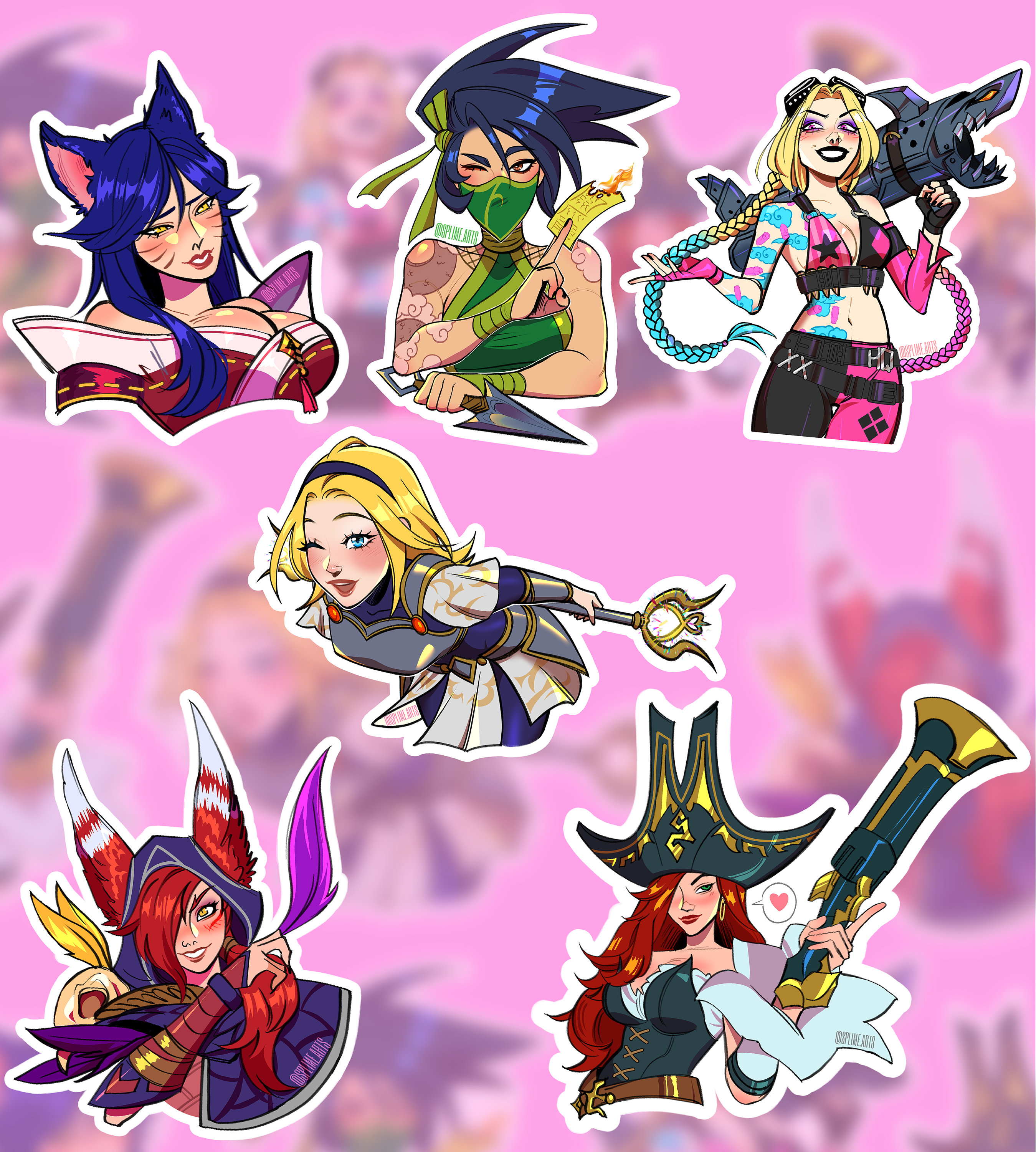 Sticker Anime League of Legends Etsy