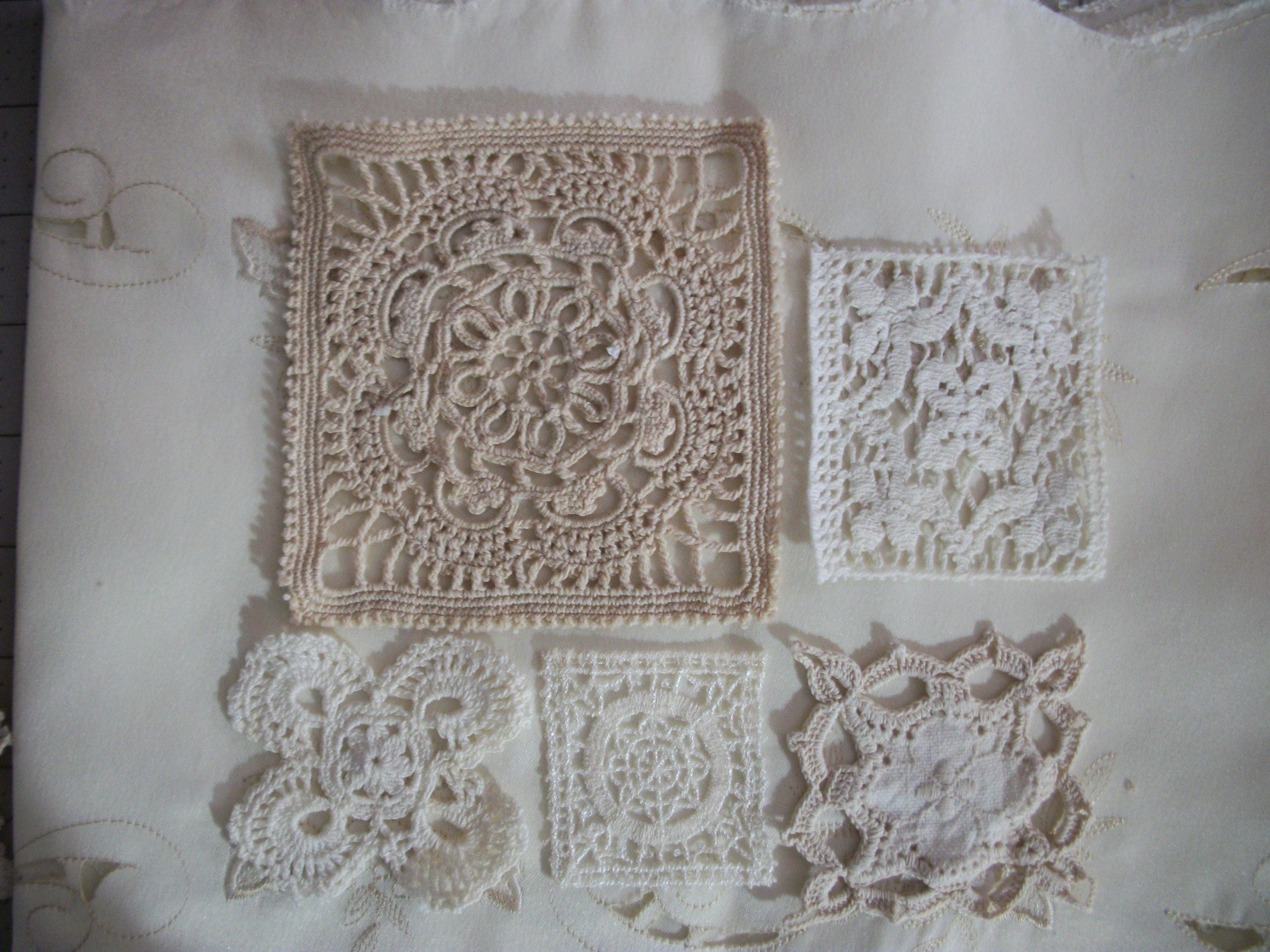 Vintage Mini Lace Doilies, Vintage Square Mini Doilies - Etsy