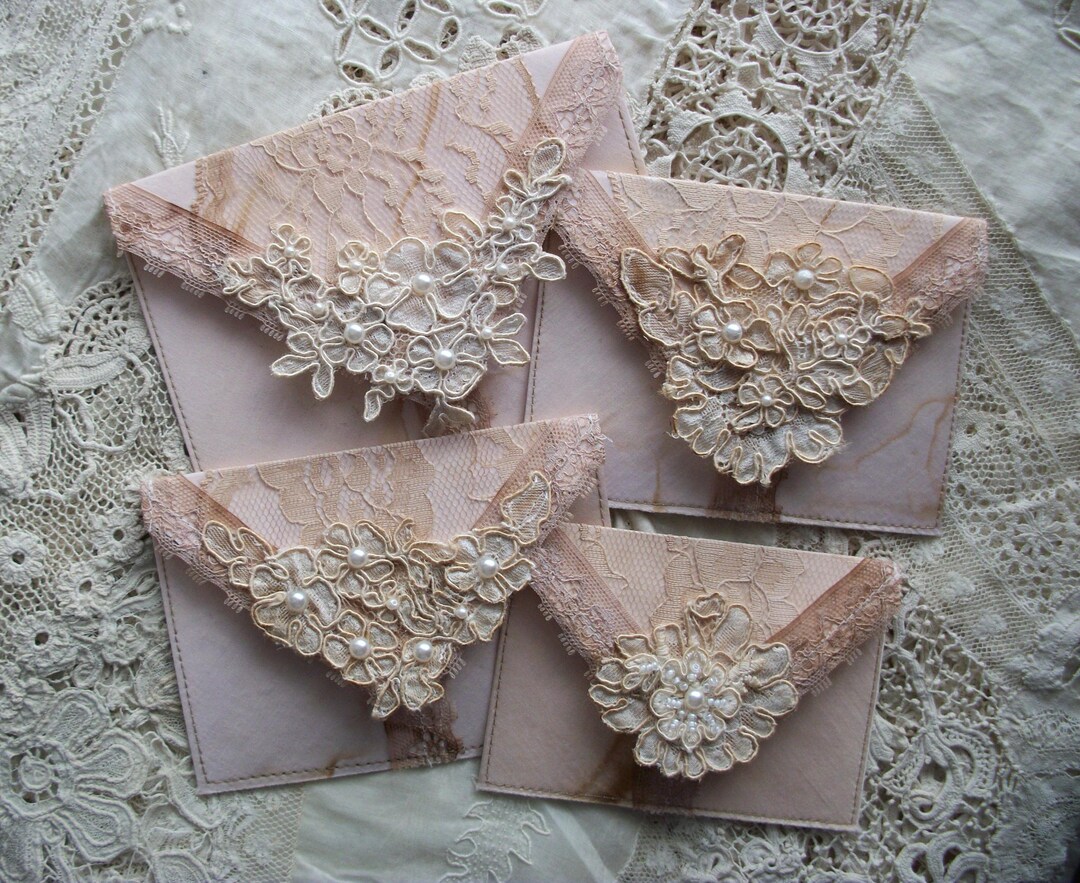 Handmade Fabric Envelope (Assorted Set of 5) 45
