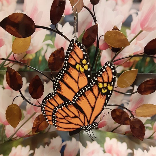 Monarch Butterfly Yard Art Etsy