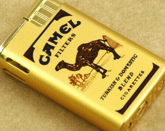 Camel sigaretten Vintage Mini Metallic King gasaansteker gemaakt in Japan Nieuwe Oude Voorraad