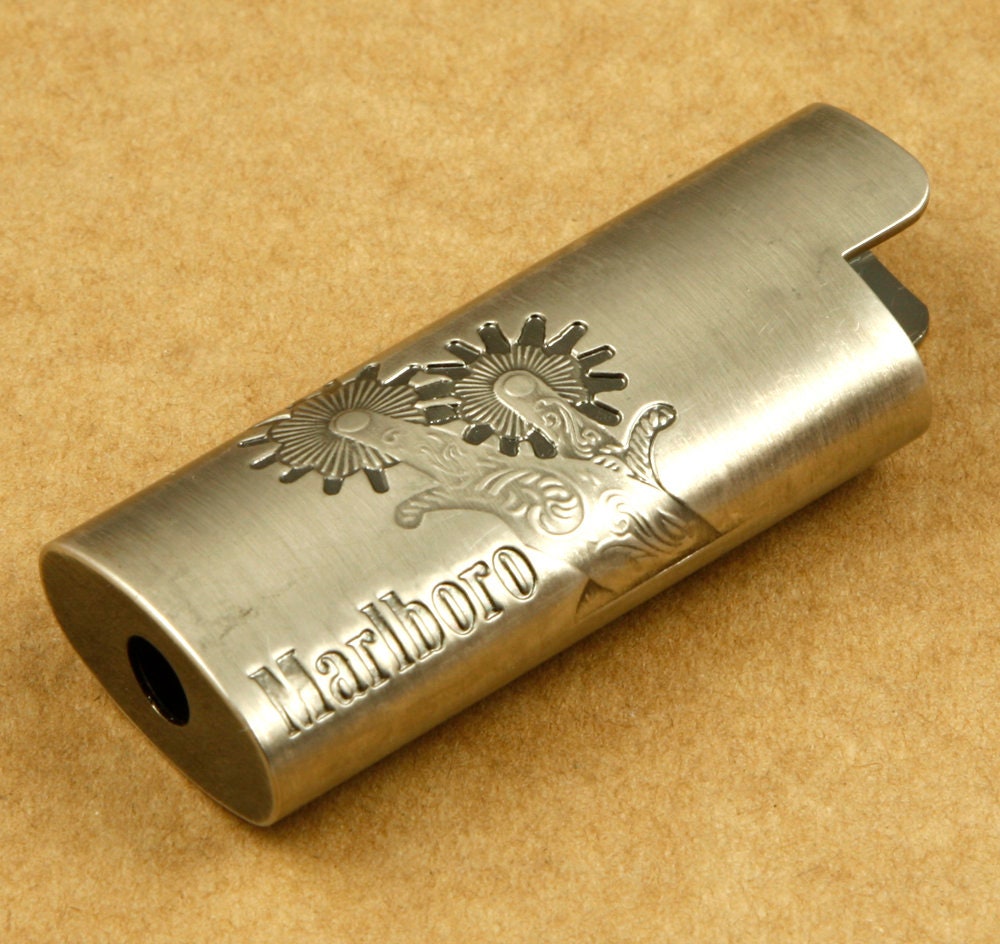 1x Abalone Gemstone Inlay Silver Lighter Case Custom Lighter 