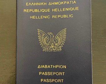 Greece 1974 Junta Expired Passport