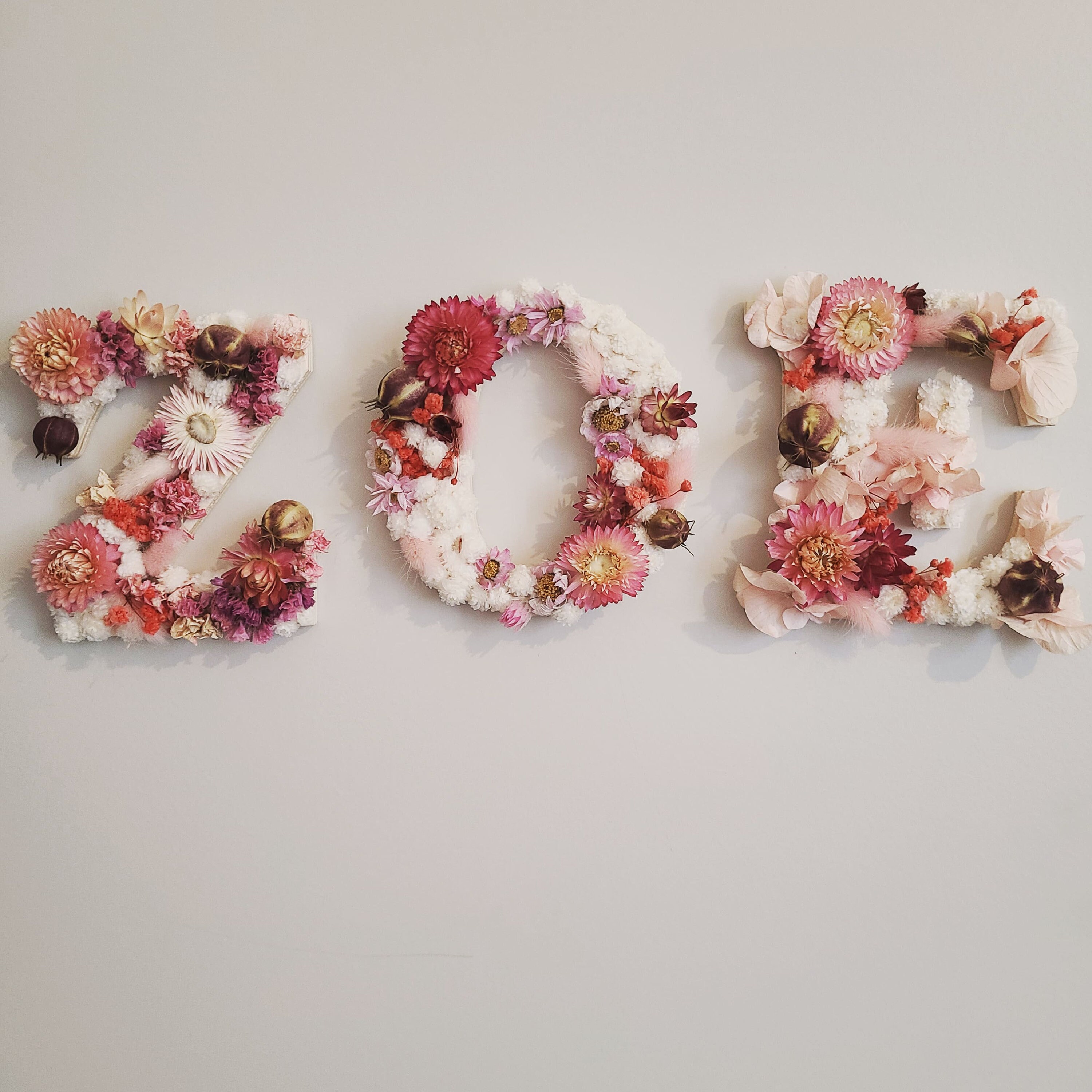 Prénom en Lettres Fleuries