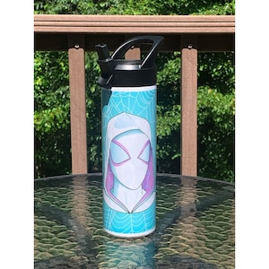 Ghost-Spider Stainless Steel Water Bottle with Sleeve