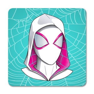 Ghost-Spider / Spider Gwen - Square Magnet