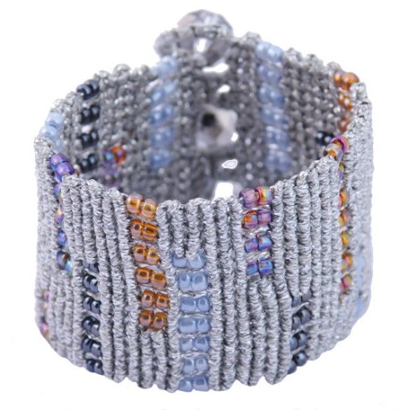 Macrame boho bracelet - Bohemian bracelet - Unique