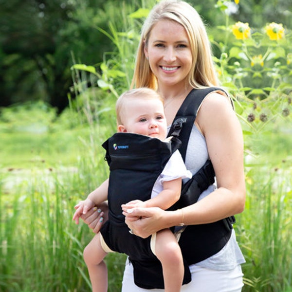 Porte-bébé Nouveau-né pour tout-petit -Bébé & Porte-enfant avec soutien lombaire-Porte-sac à dos pour bébé pour randonnée -Porte-bébé, porte-écharpe.