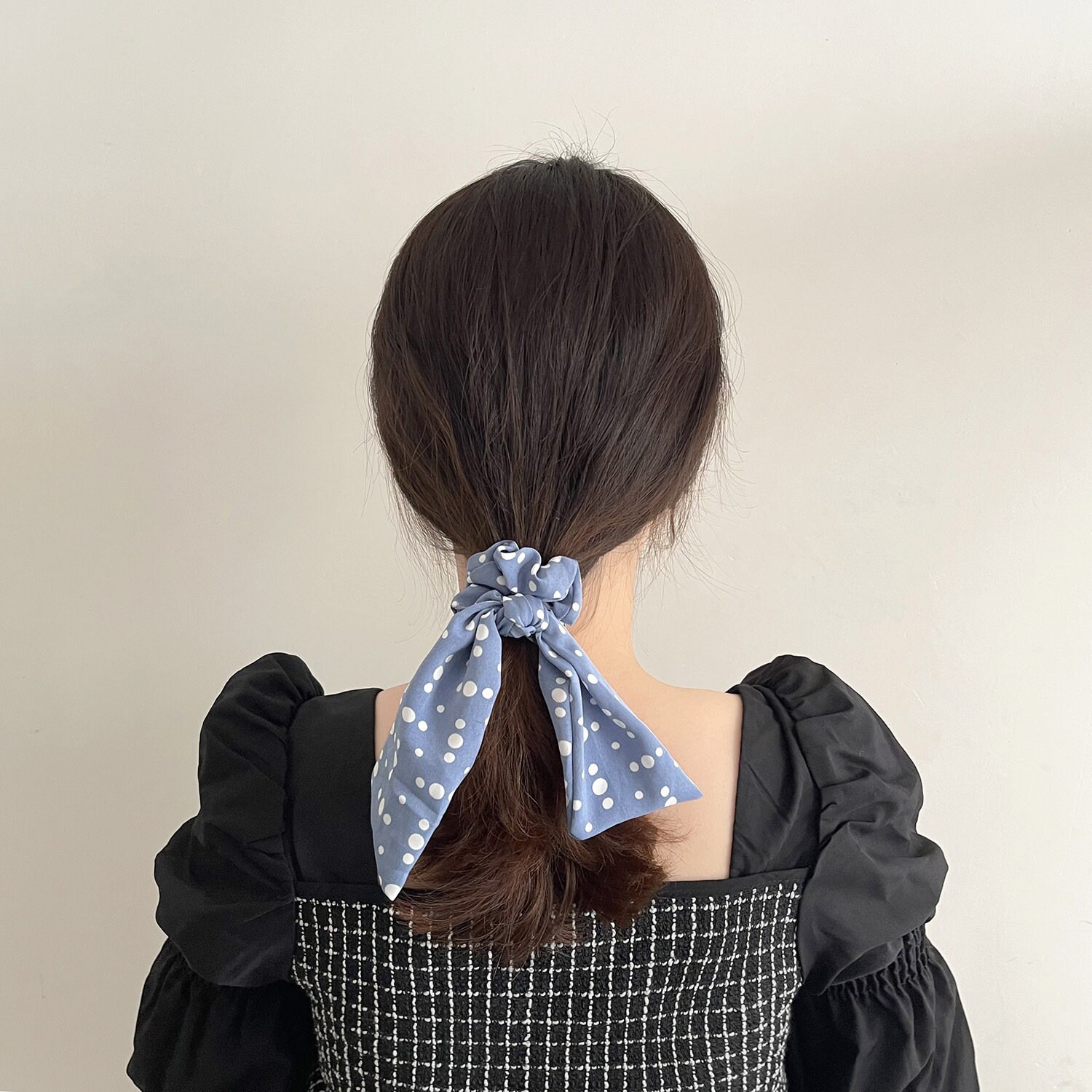 Polka Dot Scrunchies With Tail - Etsy