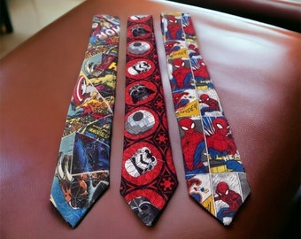 Necktie : Character Neck Tie.  Slim fit. Variety of materials available.