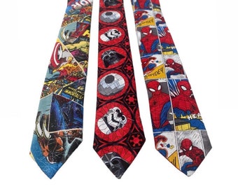 Necktie : Character Neck Tie.  Slim fit. Variety of materials available.