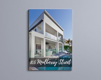Property Listing Magazine Canva Template for Real Estate Agents