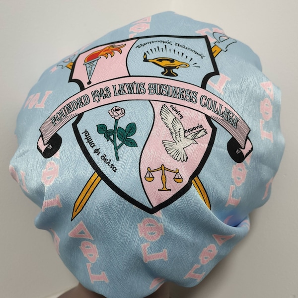 Gamma Phi Delta Silk Bonnet