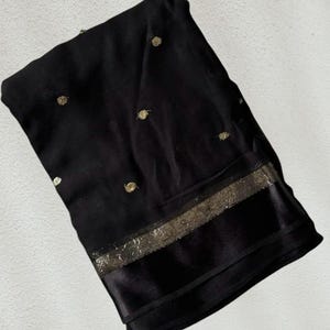 Satin Patta Viscose Georgette Saree,Party wear Saree