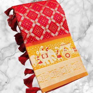 Royal Patola Silk Saree,Designer Saree,Royal Patola Saree,Rich Pallu Saree