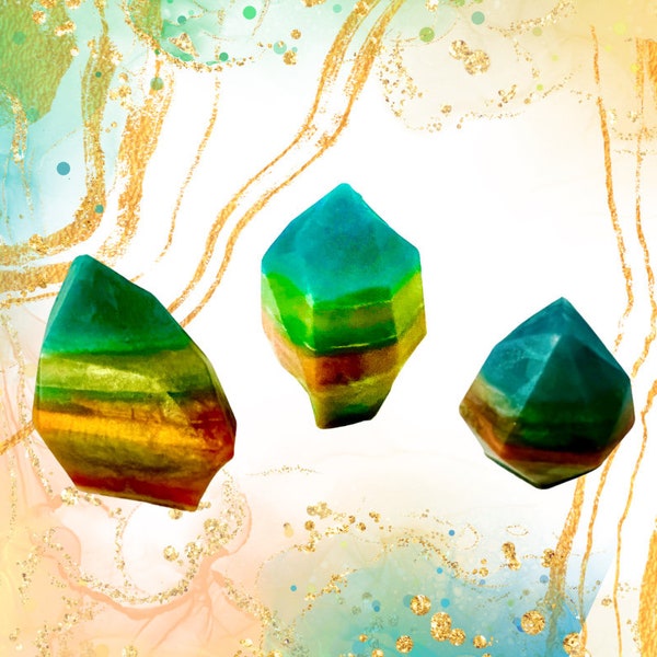 Gemstone Inspired Soap