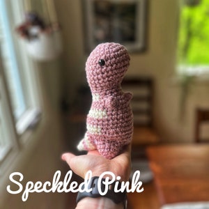 Adorable  Amigurumi Handmade TRex Dinosaur Stuffed Animal - Perfect Stuffie Gift for Birthdays, Baby Showers, and Easter&quot;