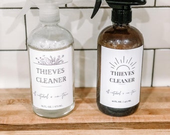 Thieves Cleaner Label  |  Thieves Cleaner Sticker