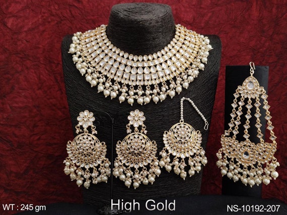 Authentic kundan best sale jewellery