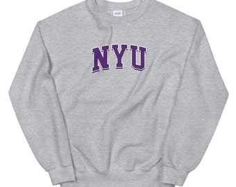 nyu crew neck