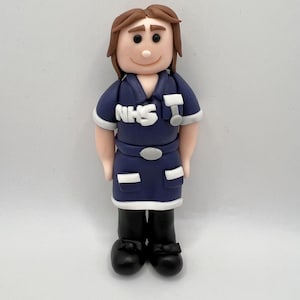 Nurse Cake Topper, Paramedic Cake Topper, Doctor Cake Topper, Medical Themed Handmade Edible Cake Toppers