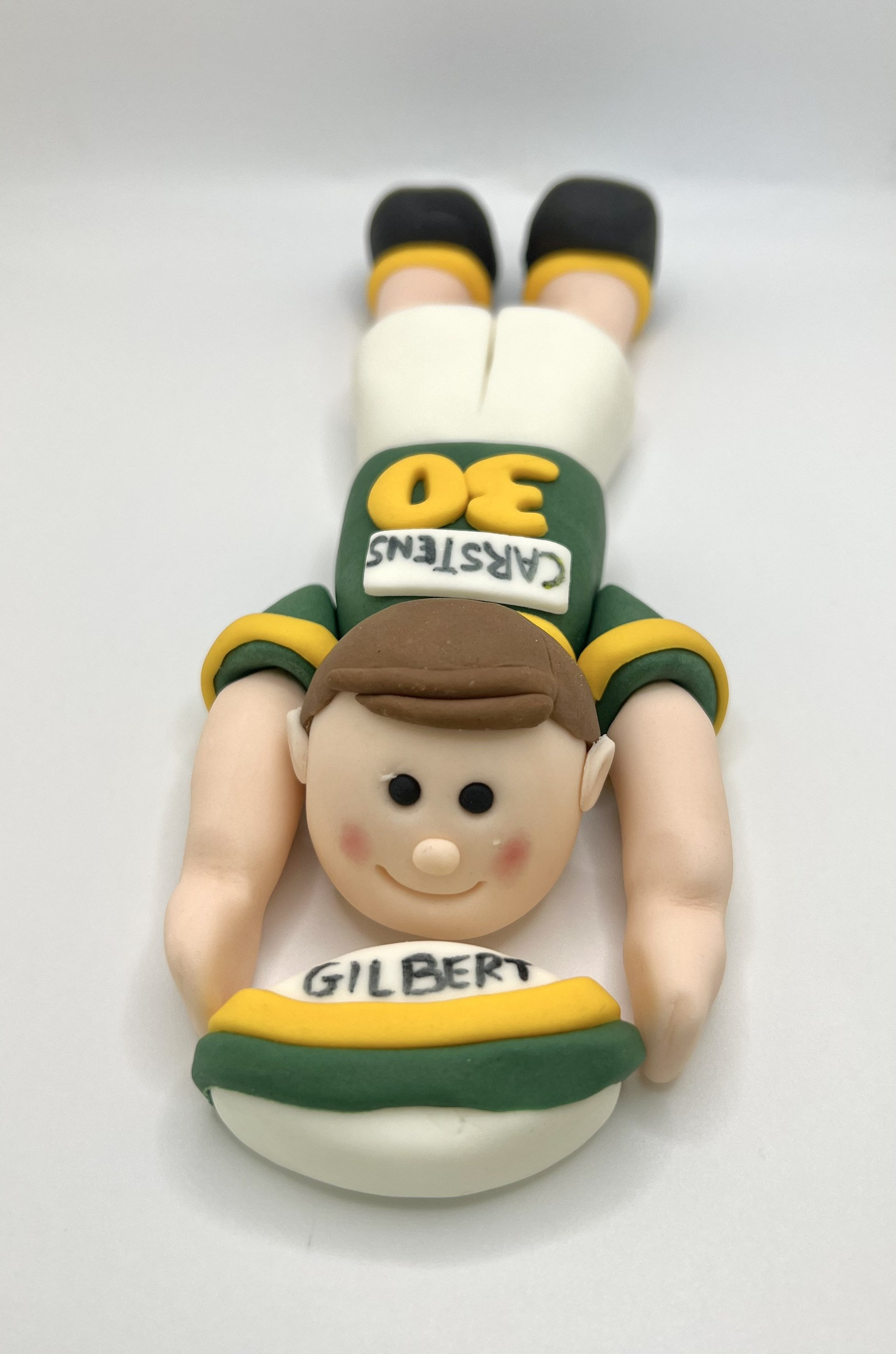 Rugby Cake Topper Rugby Player Cake Topper Exercise Cake Etsy UK