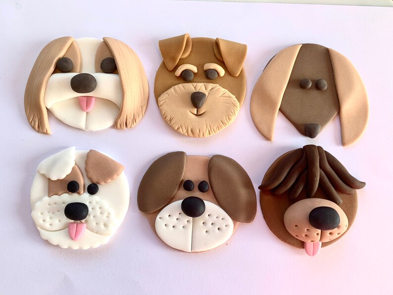 Dog Cake Topper Pet Cake Topper Handmade Edible Cake Topper Etsy UK