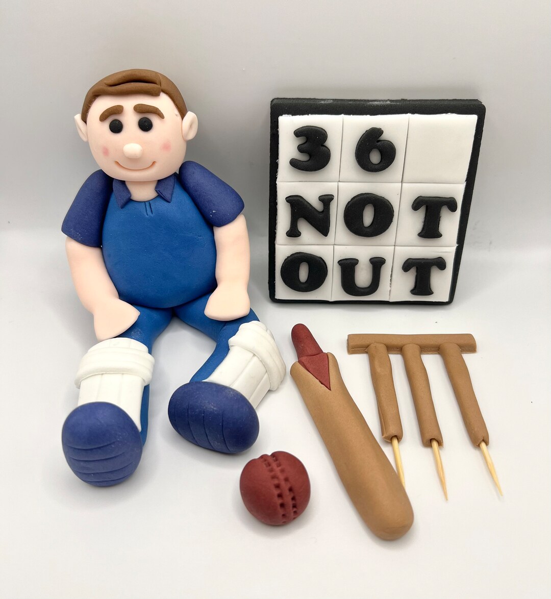Cricket Cake Topper Sport Cake Topper Handmade Edible Cake Etsy Australia