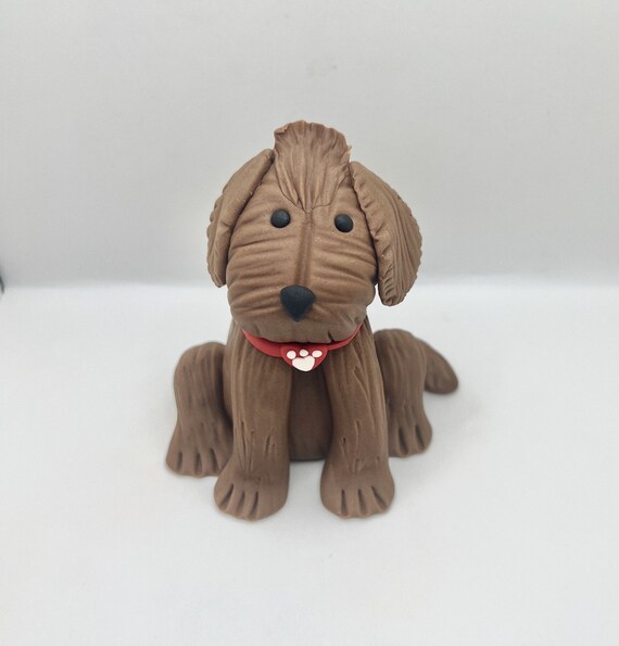 Cockapoo Cake Topper Dog Cake Topper Pet Cake Topper Handmade Edible Cake Topper Etsy