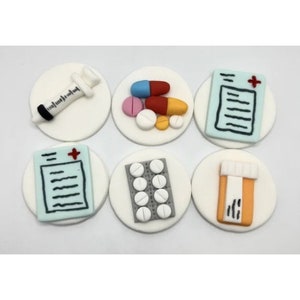 Pharmacy Cake Topper, Doctor Cake Topper, Nurse Cake Topper, Handmade Edible Cake Topper