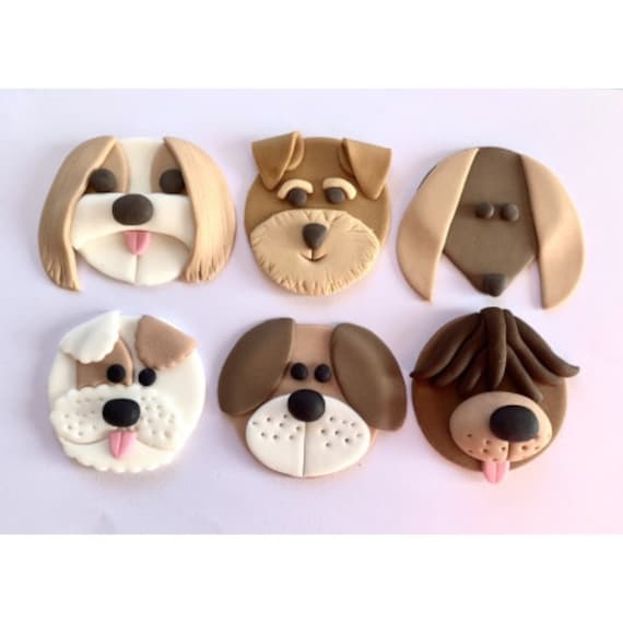 Dog Cake Topper Doggy Cake Topper Pet Cake Topper Handmade Edible Cake Topper Etsy UK