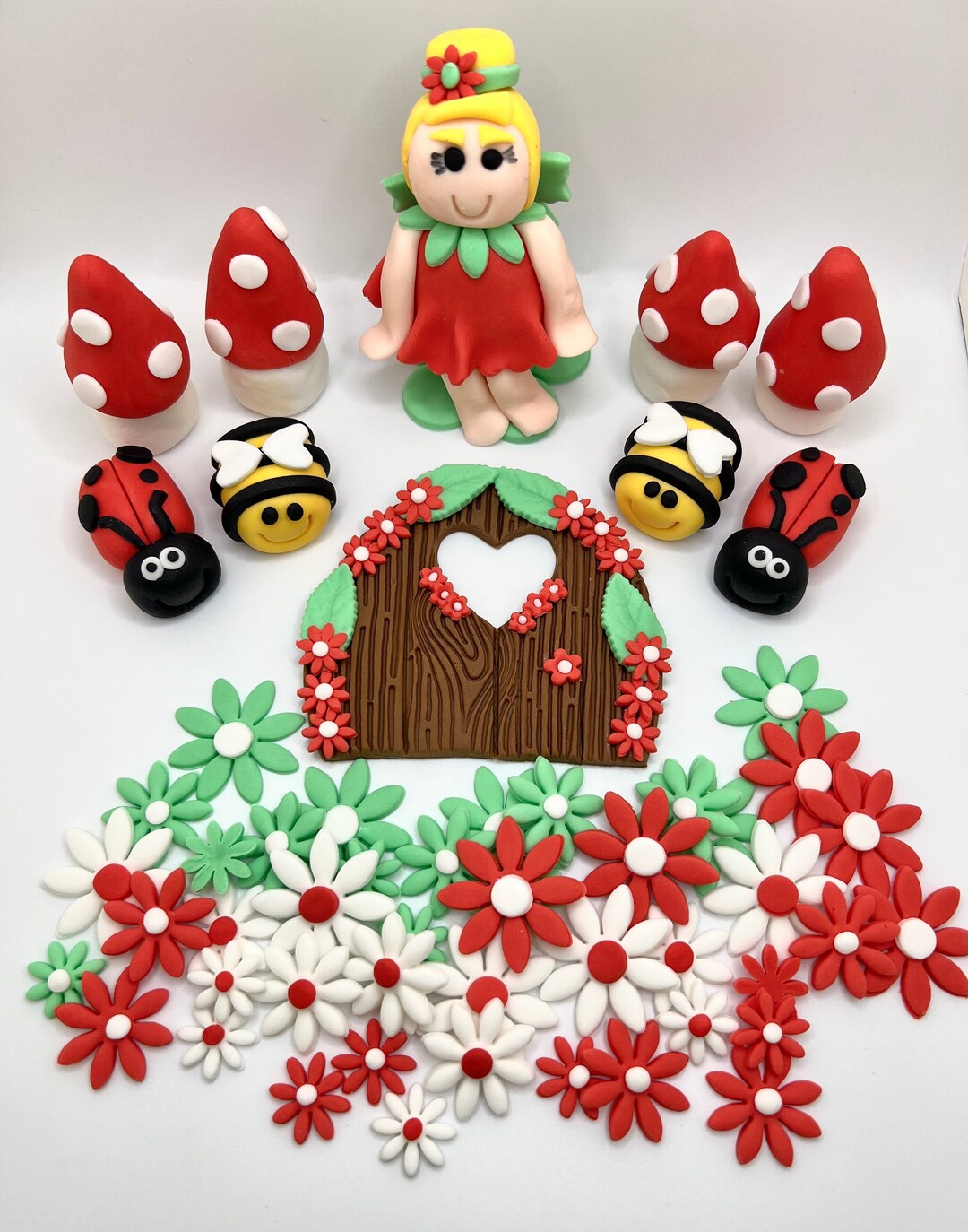 Fairy Cake Topper Fairy Garden Cake Topper Fairy Door Cake Etsy