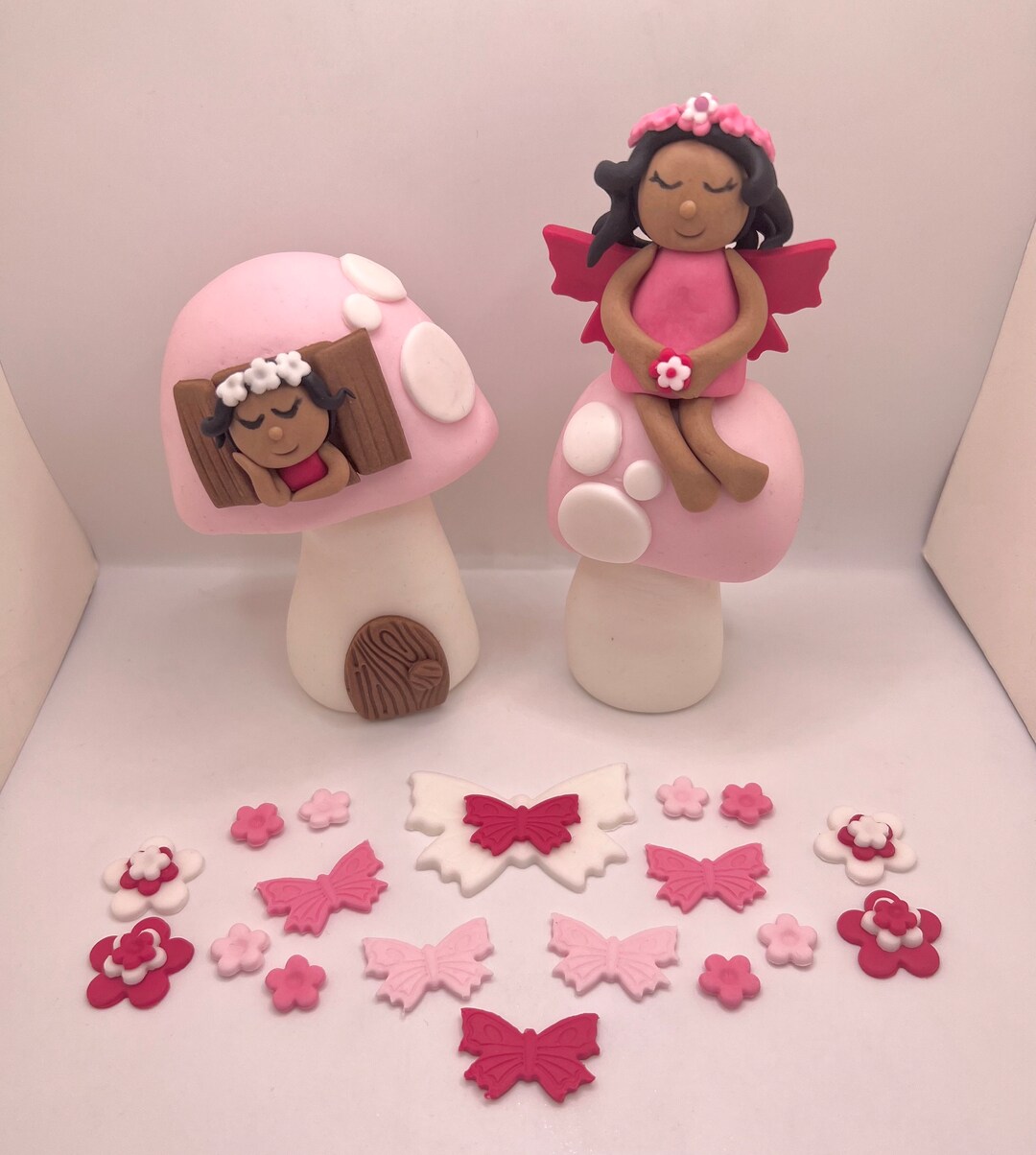 Fairy Cake Topper Fairy Garden Cake Topper Fairy Door Cake Etsy
