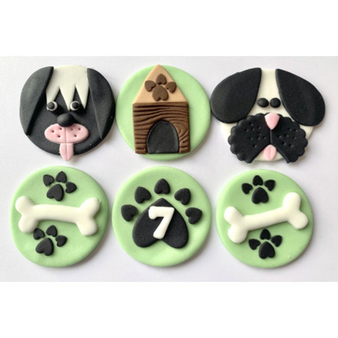 Dog Cake Topper, Dog Kennel Cake Topper, Dog Bone Cake Topper, Dog