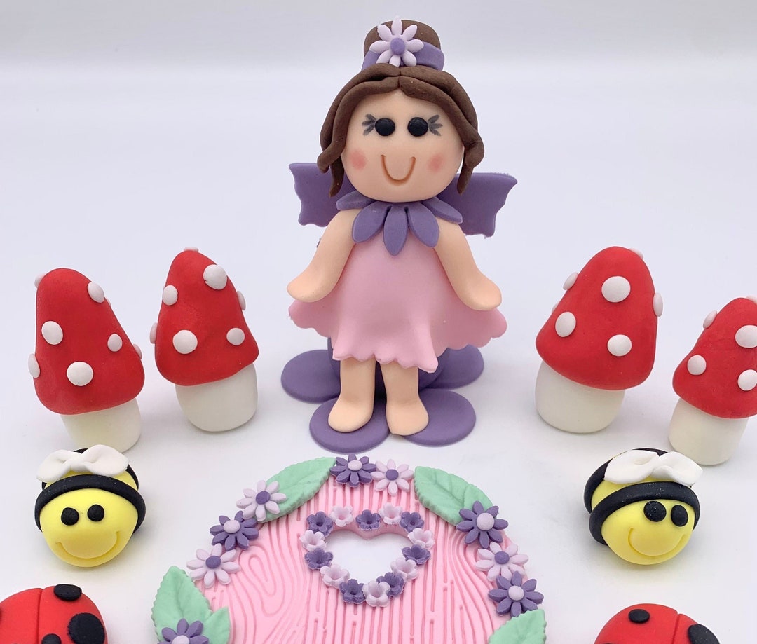 Fairy Cake Topper Fairy Garden Cake Topper Fairy Door Cake Etsy UK