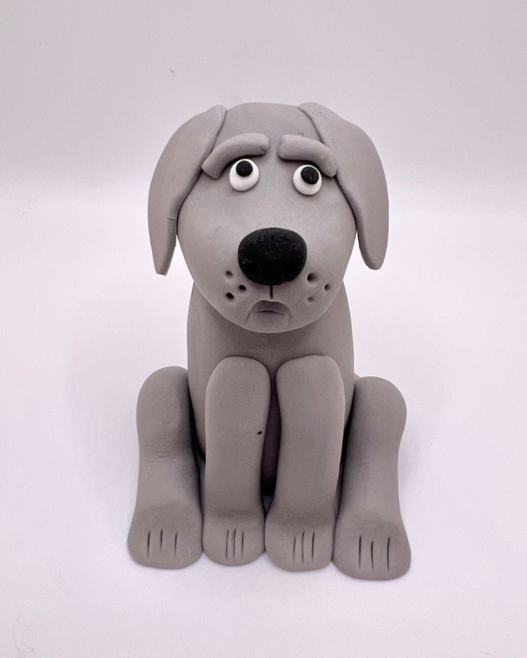 Dog Cake Topper, Weirmaraner Cake Topper, Pet Cake Topper, Handmade