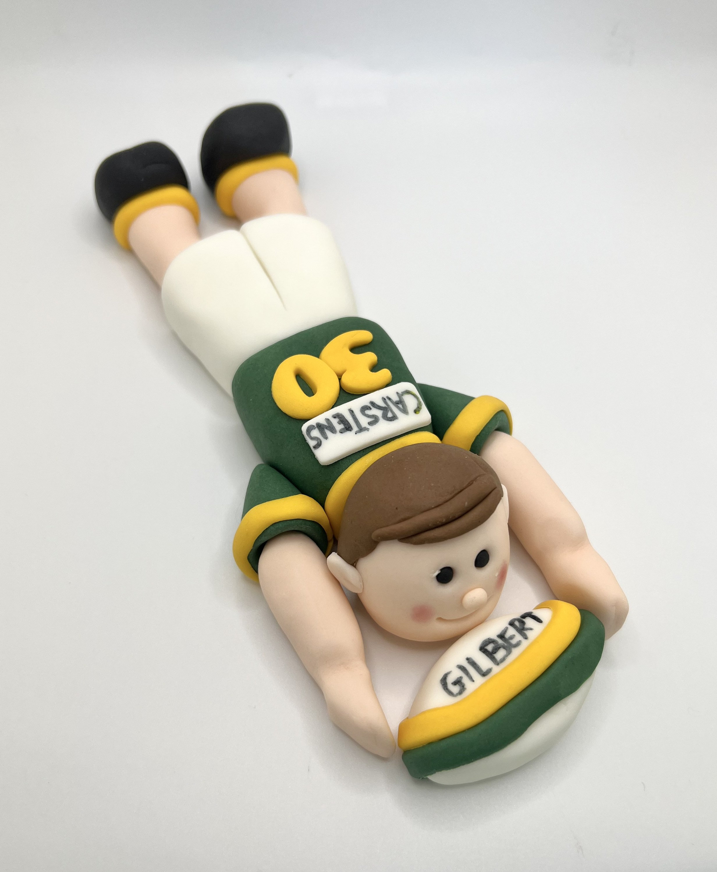 Rugby Cake Topper Rugby Player Cake Topper Exercise Cake Etsy UK