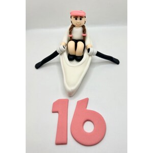Kayak Cake Topper, Boat Cake Topper, Sailing Cake Topper, Rowing Boat Cake Topper, Handmade Edible Cake Topper